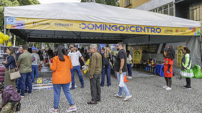 Domingo no Centro terá edição temática do Maio Amarelo; evento também será oportunidade para a troca de figurinhas