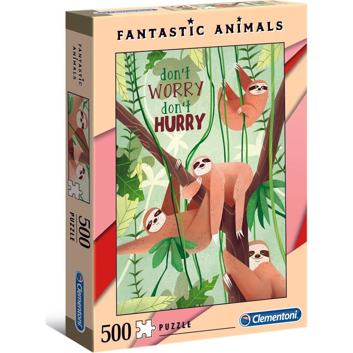 Clementoni 500 Fantastıc Anımals Sloth 35068