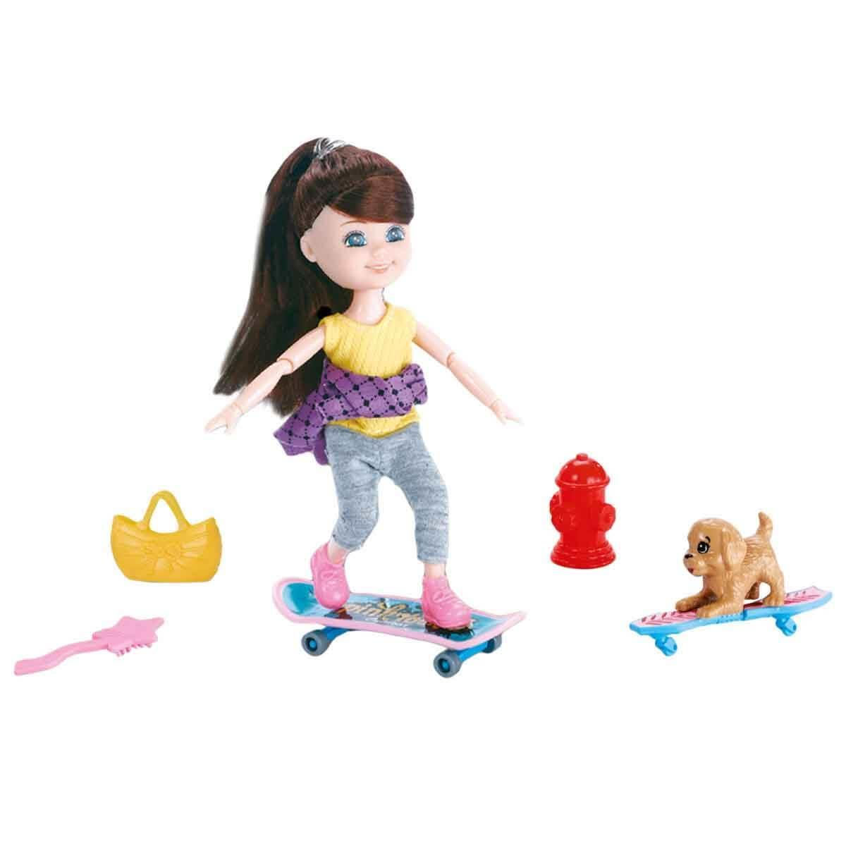 Sunman Belissa Kaykayı Ve Sevimli Köpeği 15 Cm S00002978