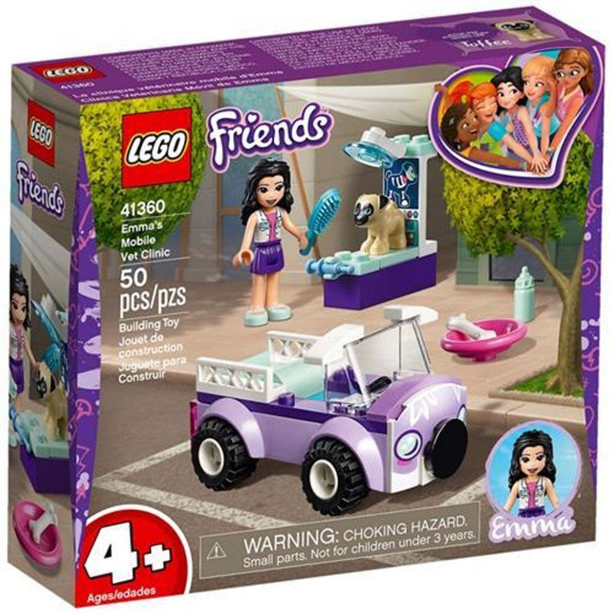 Lego Friends Emma'nın Gezici Veteriner Kliniği 41360