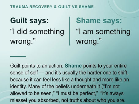 Guilt, Shame, and Helplessness: Untangling What Isn't Yours to Carry