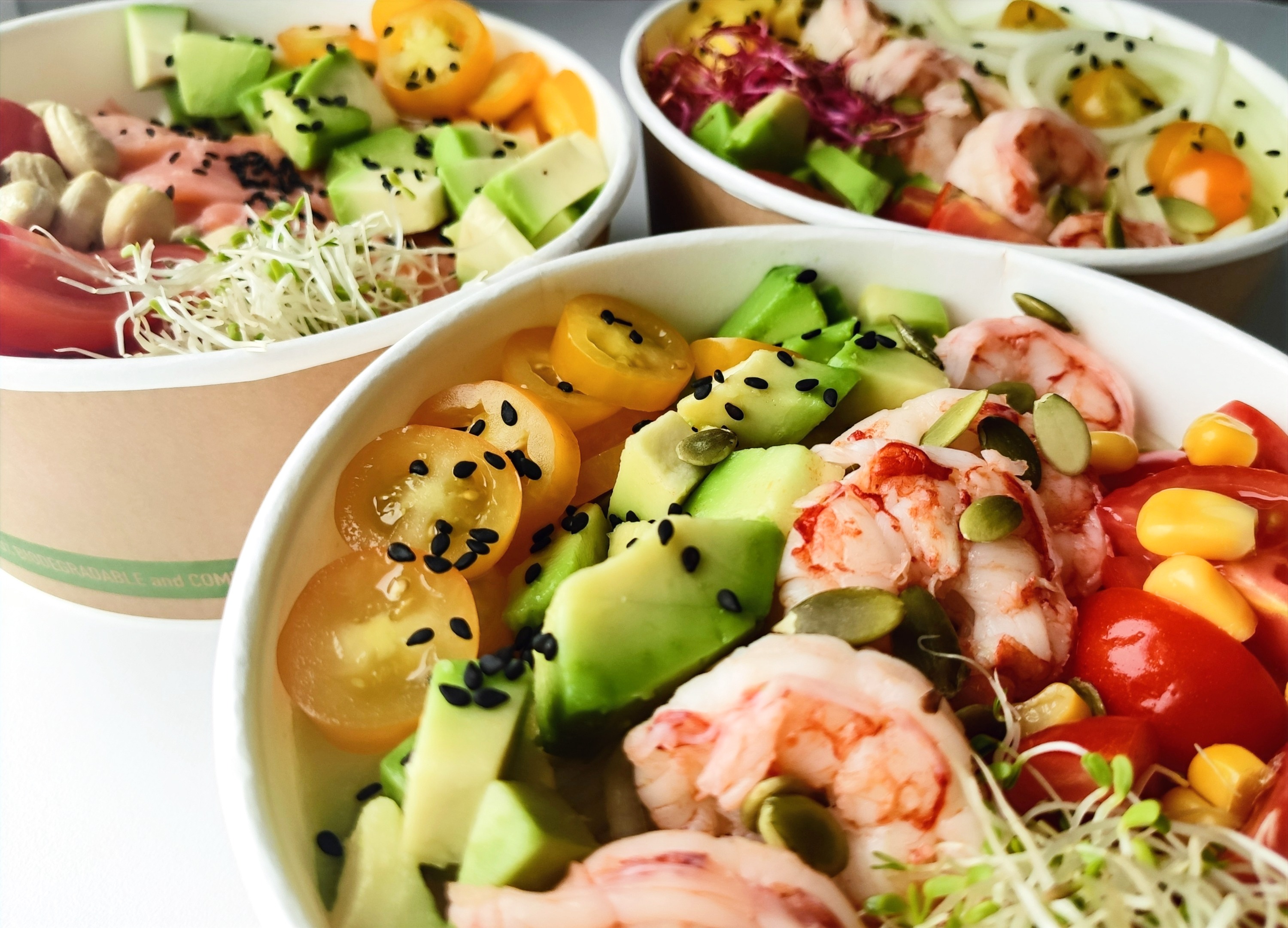 Arranged Food and Objects