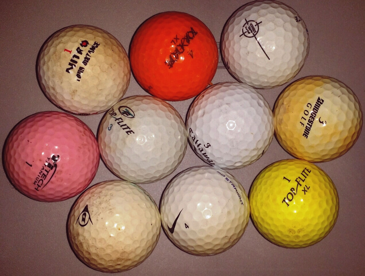 Recycled Golf Balls
