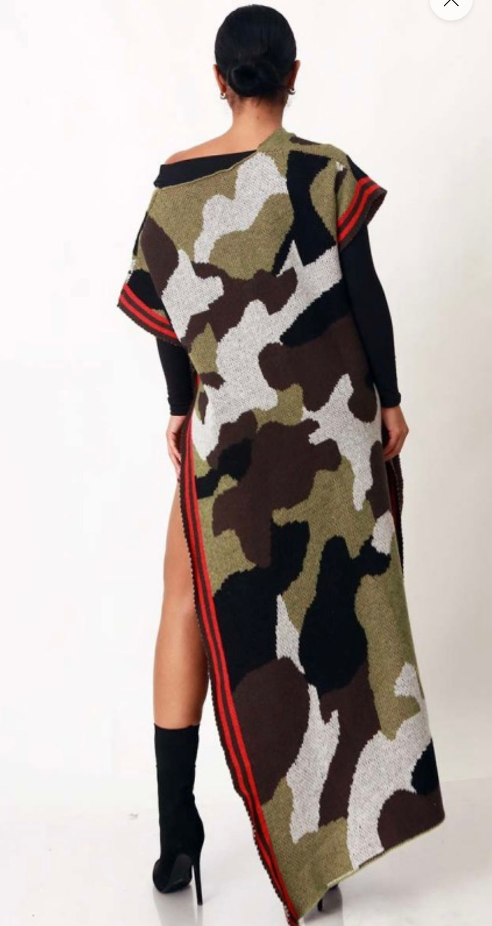 Thumbnail: Camo Side-Slit Poncho