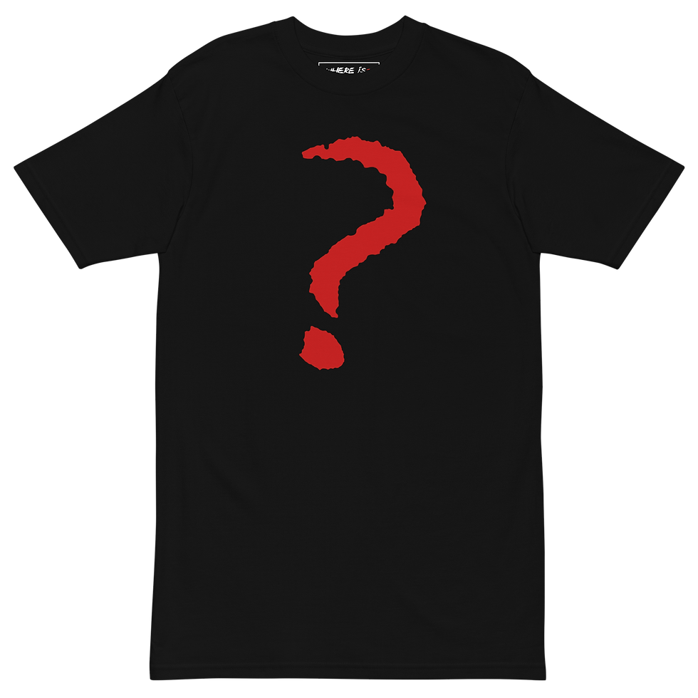 Where Is J.Beale ? Premium T-Shirt - Black/Red