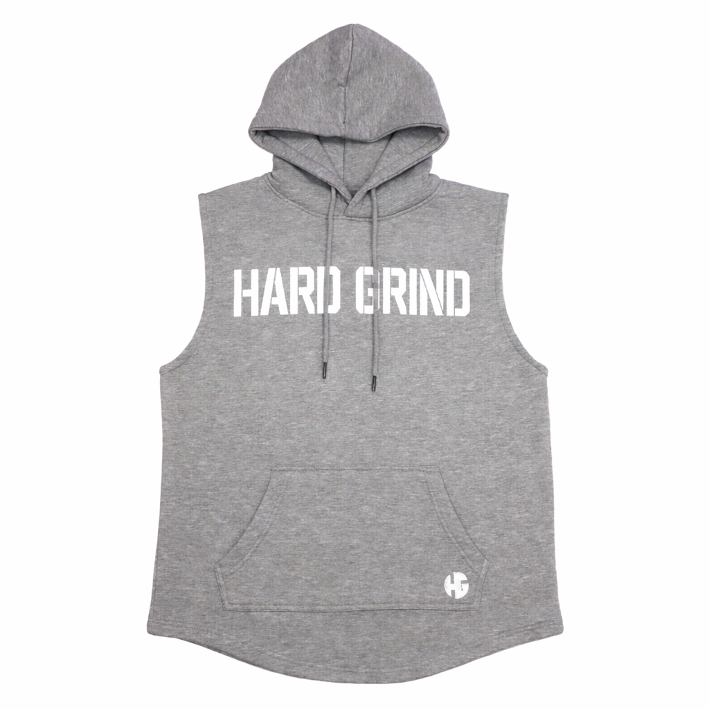 HG OT CutOff Hoodie - Grey/White