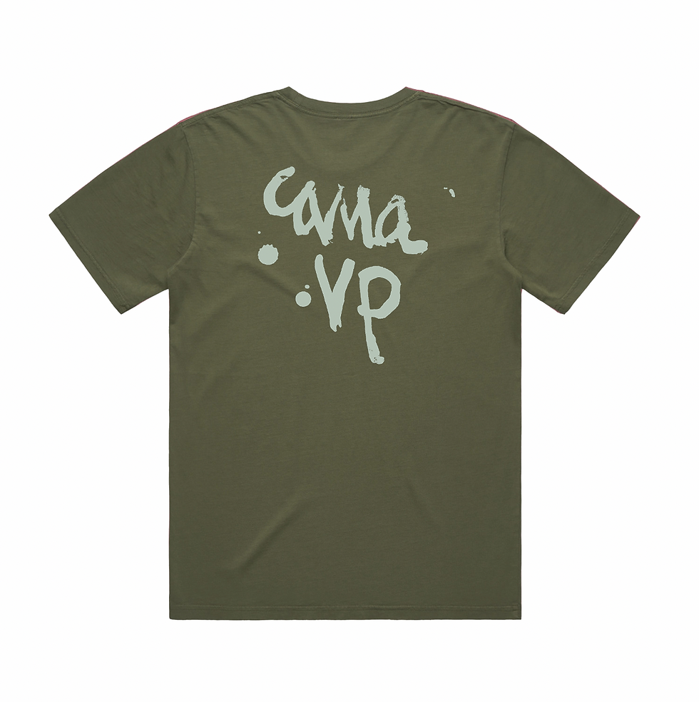 Thumbnail: Men's Staple Tee – 'CANA VP' Minimal Script Graphic