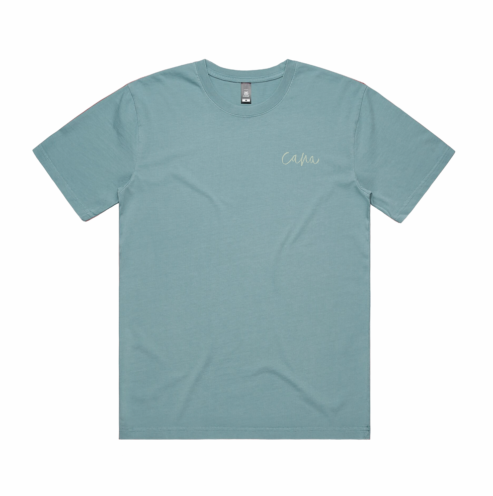 Thumbnail: Men's Staple Tee – 'CANA VP' Minimal Script Graphic