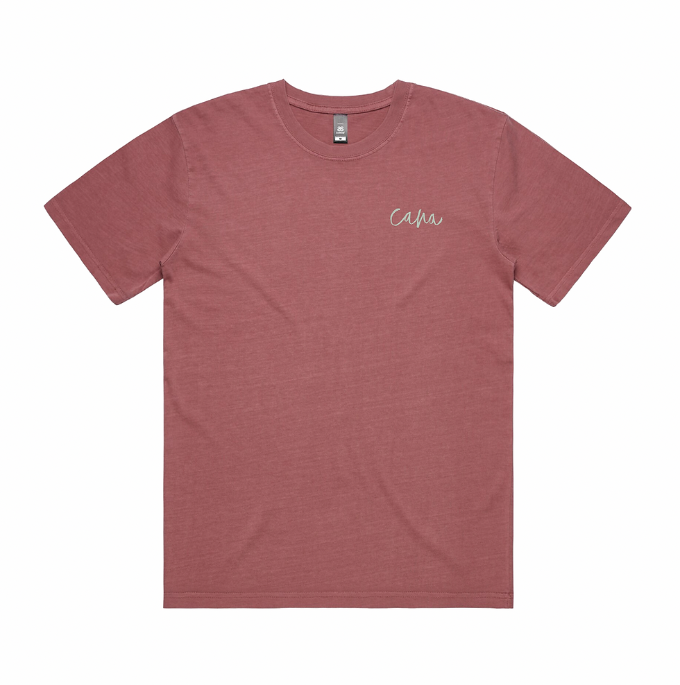 Thumbnail: Men's Staple Tee – 'CANA VP' Minimal Script Graphic