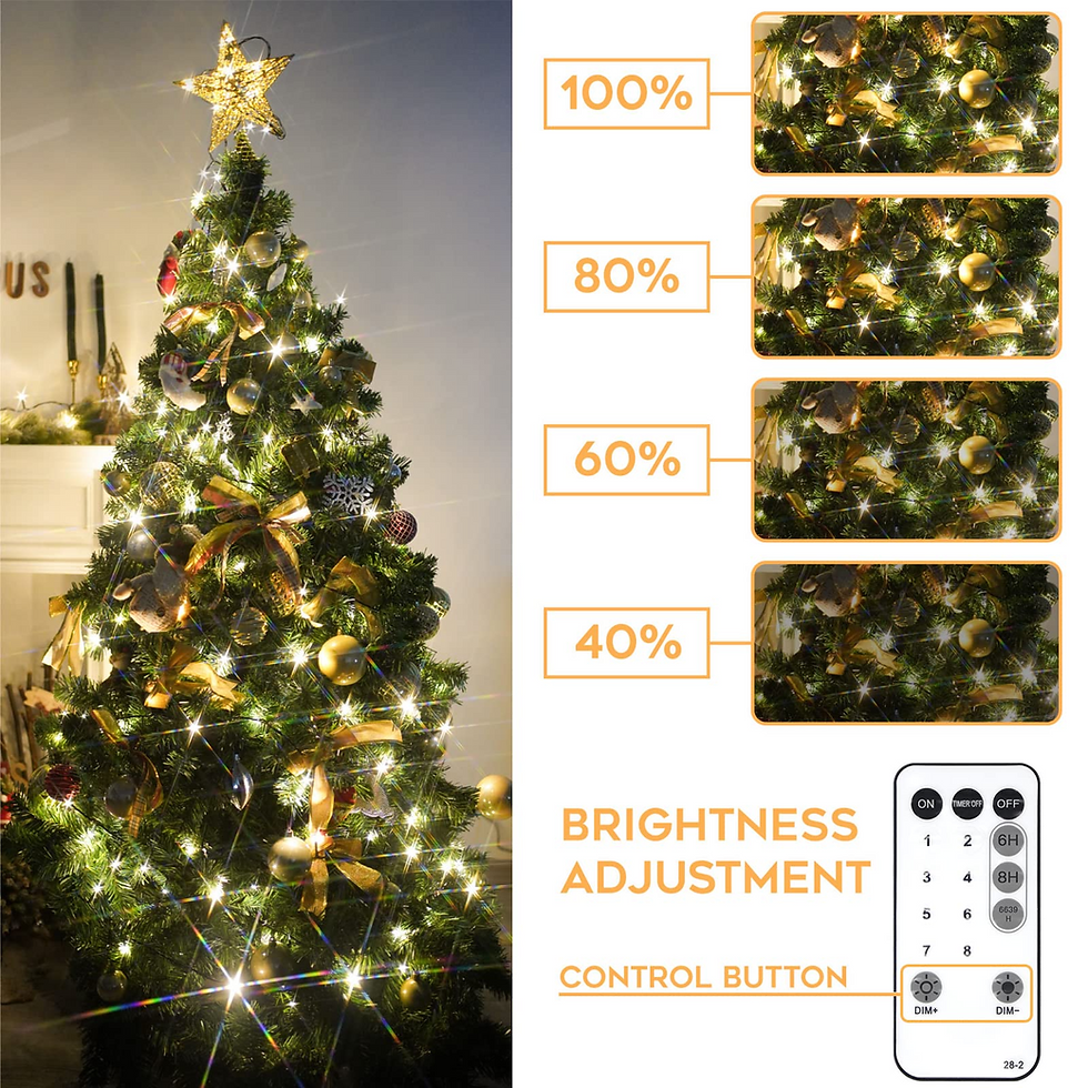 Thumbnail: SUDDUS Christmas Tree Lights Indoor