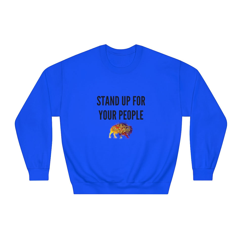 Thumbnail: Stand Up For Your People Unisex DryBlend® Crewneck Sweatshirt