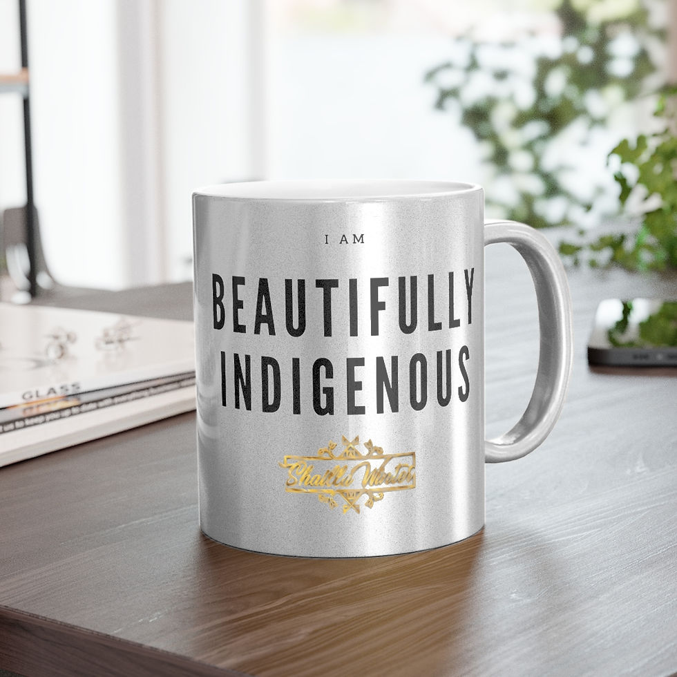 Thumbnail: Beautifully Indigenous Metallic Mug (Silver\Gold)