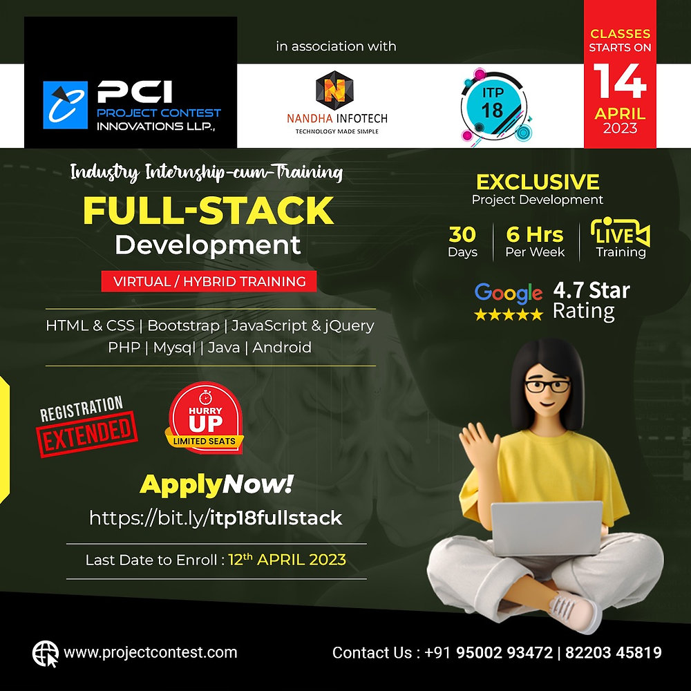 Full Stack Developer - Training cum Internship by Sri Nandha Infotech ...