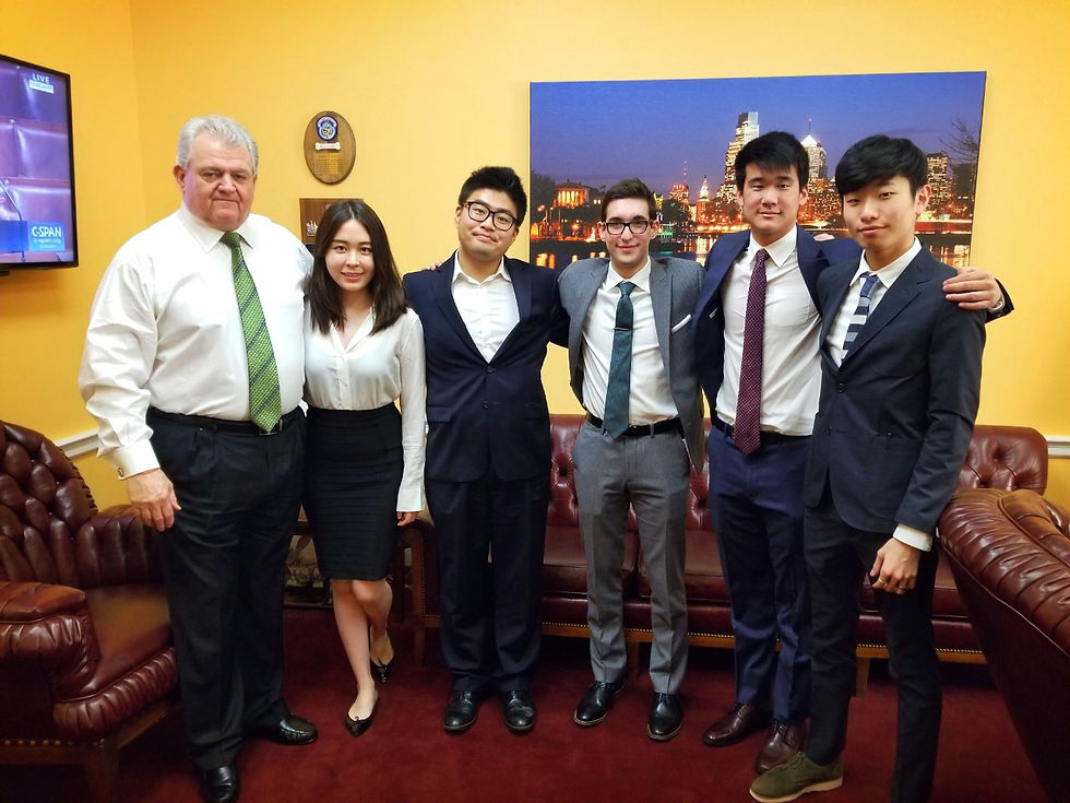 With Congressman Brady