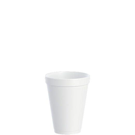 Dart® J-Cup 12 oz EPS Space Saver Foam Cup White 1000 Case
