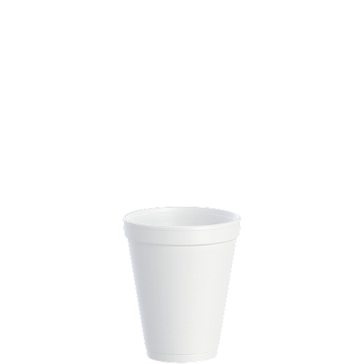 Dart® J-Cup 10 oz EPS Space Saver Foam Cup White 1000 Case