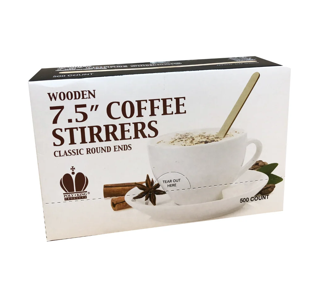 Gold Max Poly King Coffee Stirrer 7.5" 5,000 Case