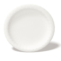 Cart Blanc® Heavy Weight Paper Plate 9" White 500 Case
