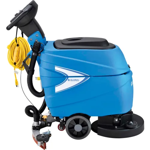Global Electric Walk-Behind Corded Auto Floor Scrubber 17" Cleaning Path 1 Each