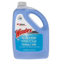 Windex Professional Glass & Multi Surface Cleaner Blue 4 Gal Case