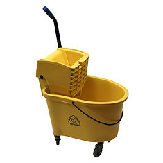 Performance Plus Mop Bucket & Wringer Combo Yellow Side-Press 35 Qt 1 Each