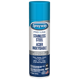 Highline Warren Sprayway Stainless Steel Cleaner Oil Based 15 oz Cans 12 Case