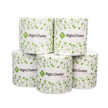 Right Choiceâ„¢ Paper SBT Bath Tissue 4"x3.1" 2-Ply 500 Sheets Roll 96 Rolls Case