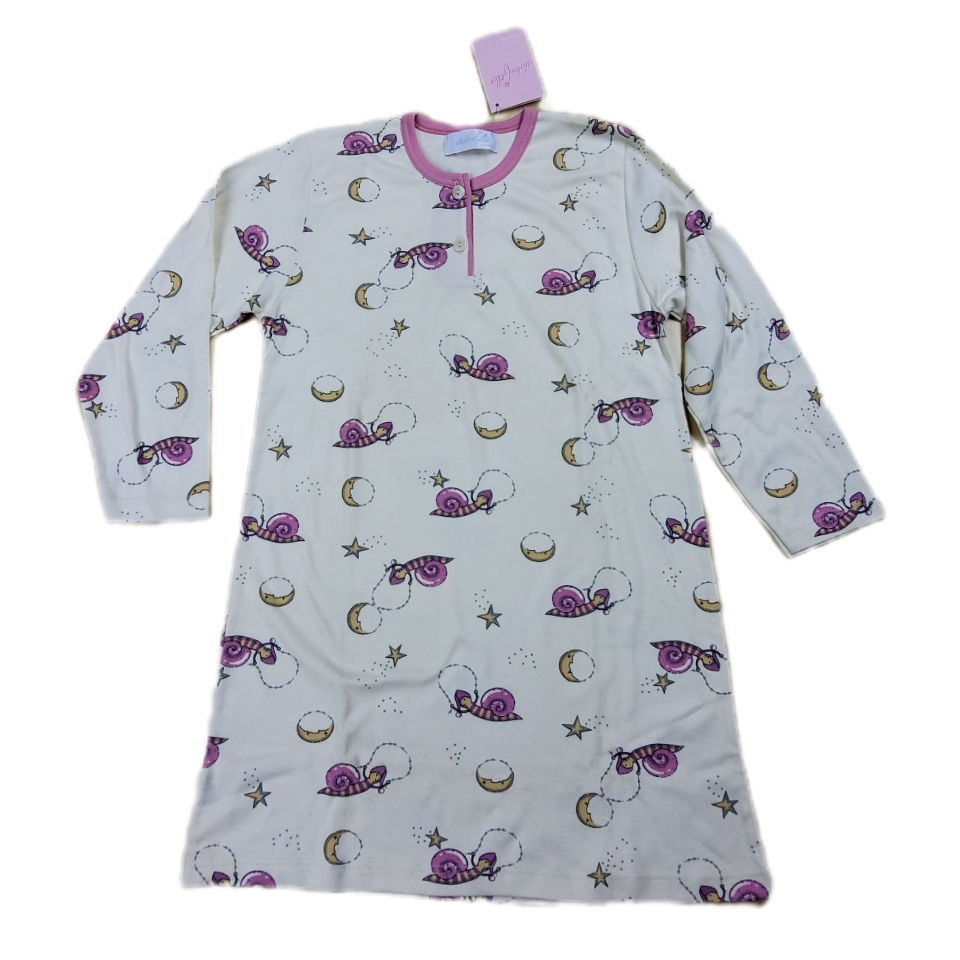 Camisón de algodón cálido para bebé niña