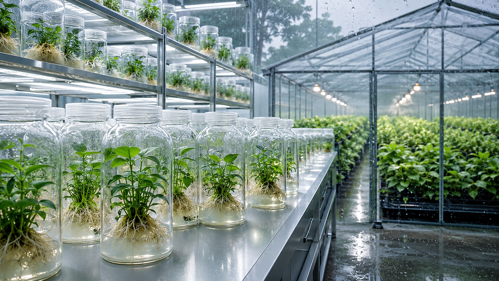 Tissue Culture During the Rainy Season