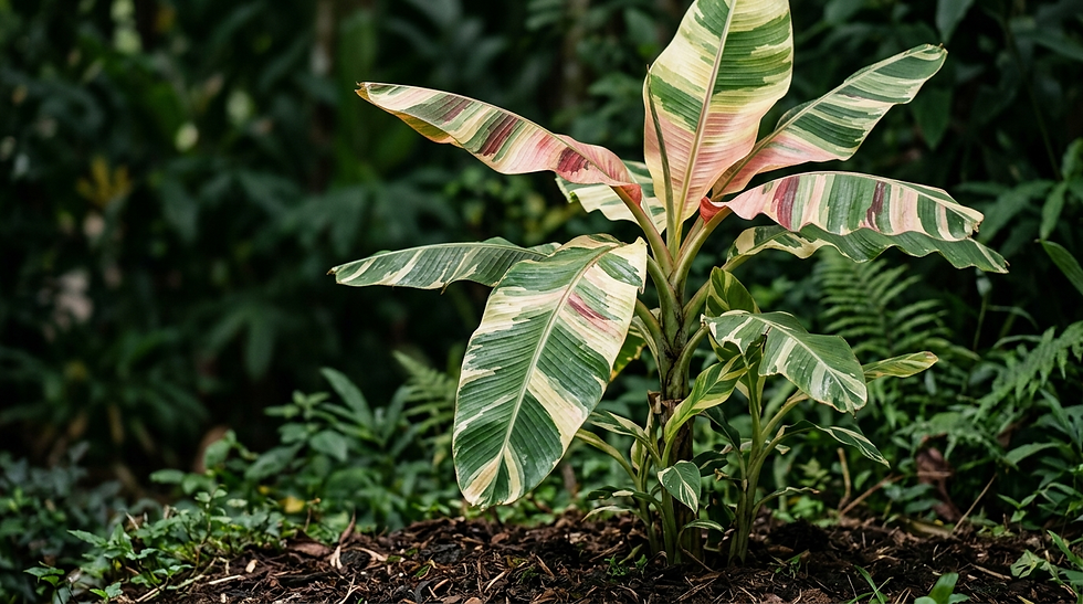 กล้วยป่าด่างสามสี: เสน่ห์ของไม้หายากที่ไม่ได้มีดีแค่ความสวย