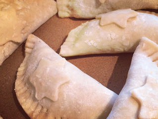 Crab and leek empanadas