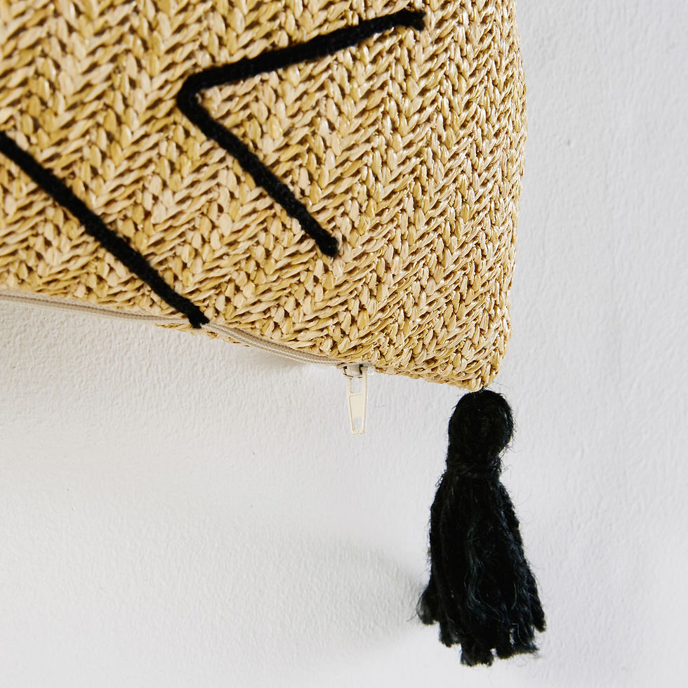 Miniatura: Cojín gráfico negro
