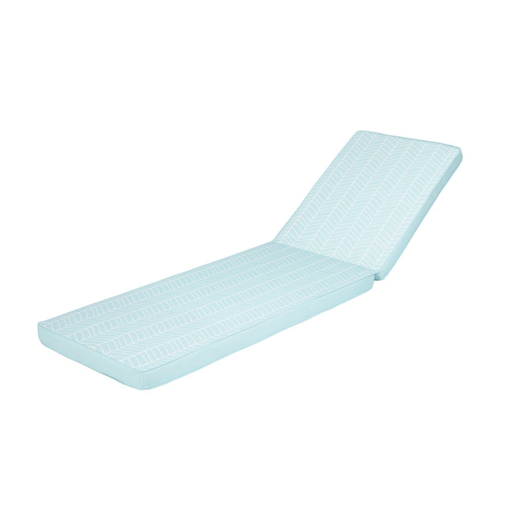 Colchón de baño azul