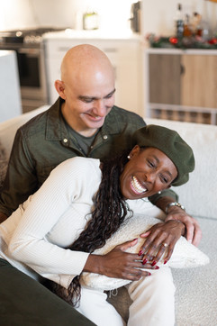 Couples photo session in Myrtle Beach showing playful connection through shared activities and movement