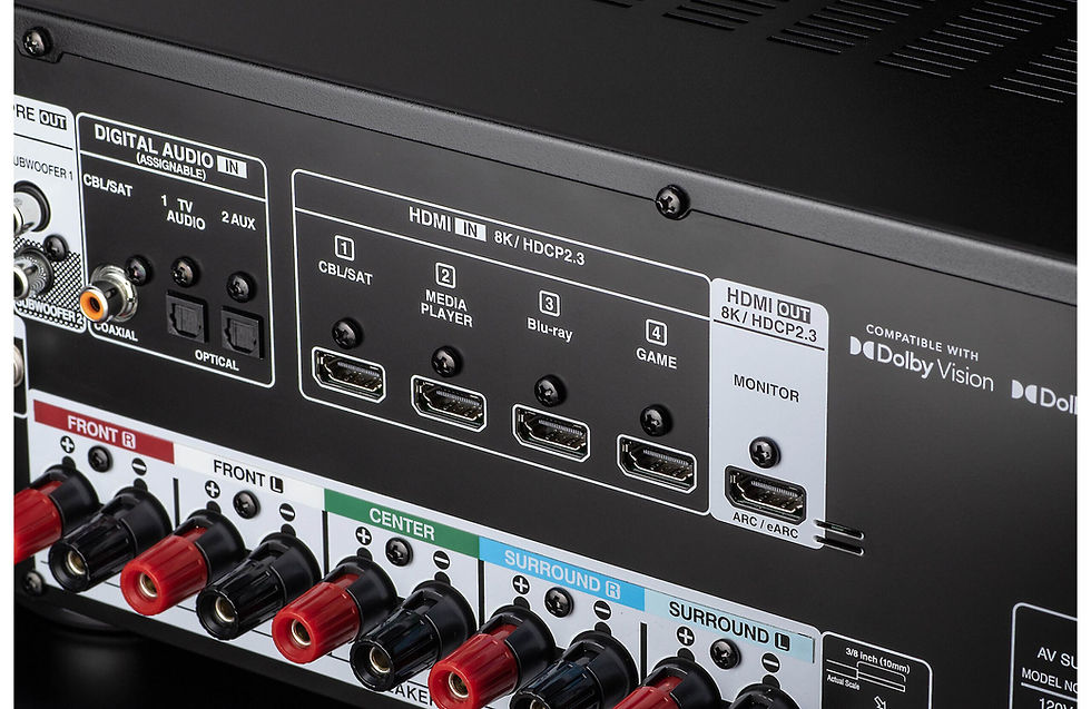 Miniatura: Denon AVR S570 Receptor bluetooth atrás derecho