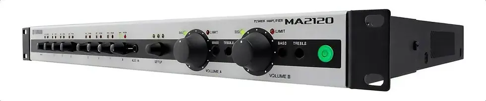 Miniatura: Yamaha Amplificador MA2120 2 zonas  70 V, 100 V  Baja impedancia 