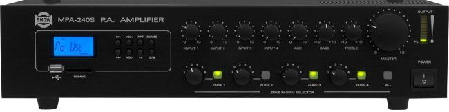 Show PM 240 amplificador 4 zonas con control de volumen 100 V