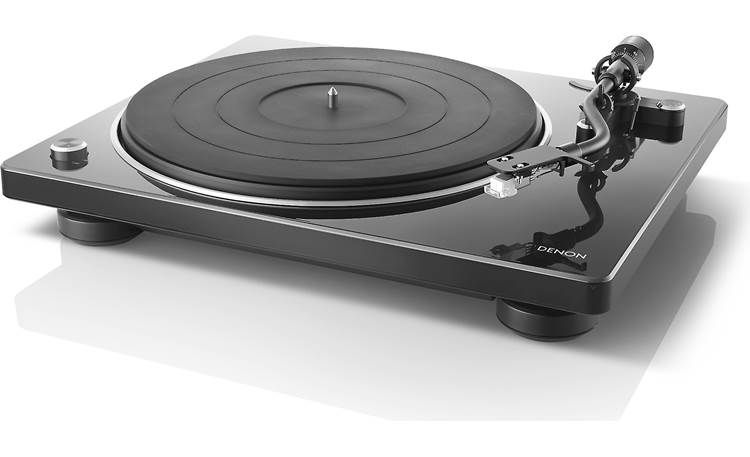 Miniatura: Denon DP400 tocadiscos vista lateral