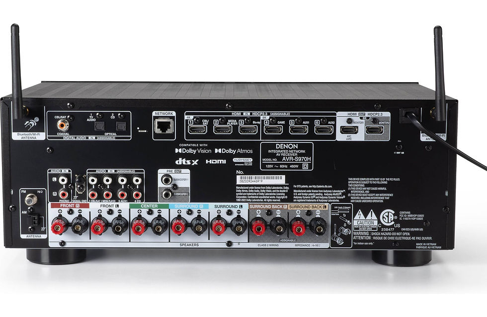 Miniatura: Denon AVRS970 receptor amplificador 7.2 canales