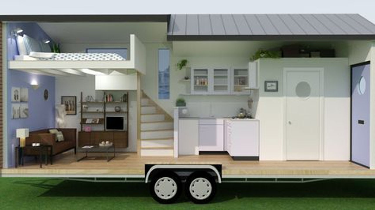 colorful+trailer+house+Tiny+House_Veldkamp+container+dining+gazebo+Strapped+dehatinyhouse-
