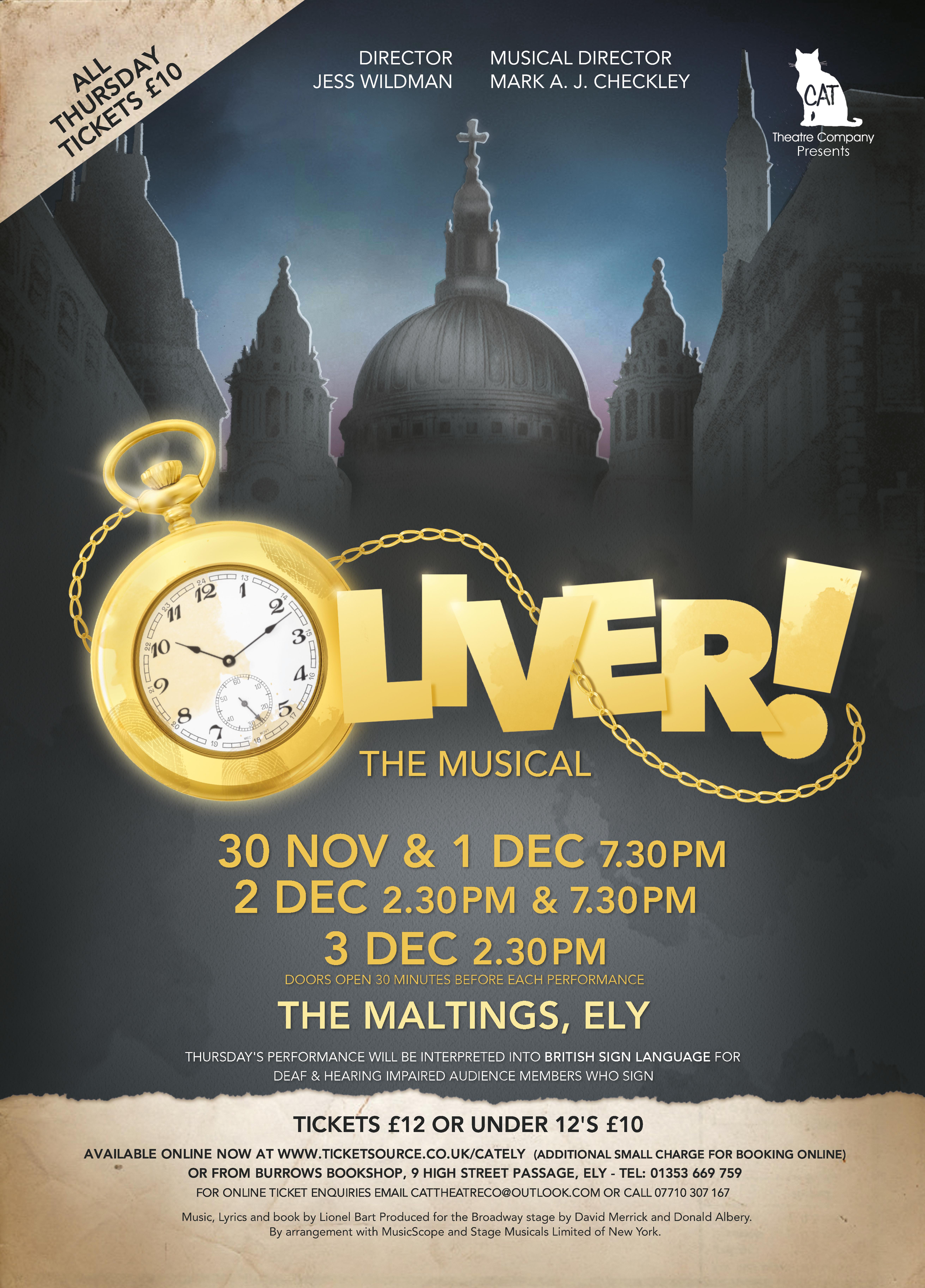 Oliver! A4 Poster FINAL Jpeg