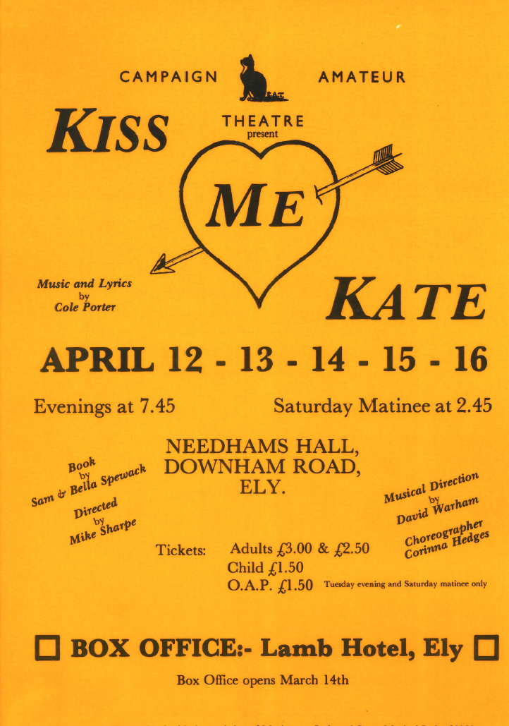 Kiss Me Kate Poster