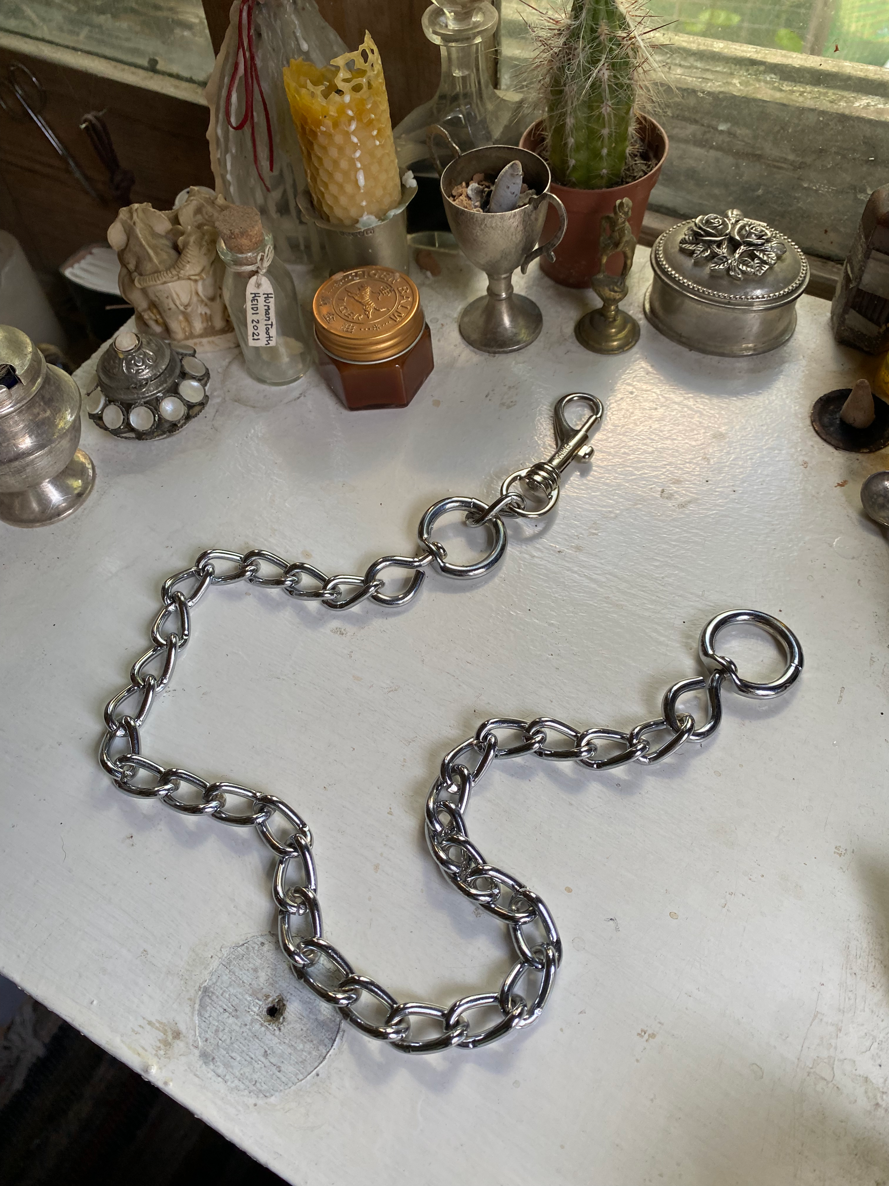 Chunky Stainless Steel Belt Chain