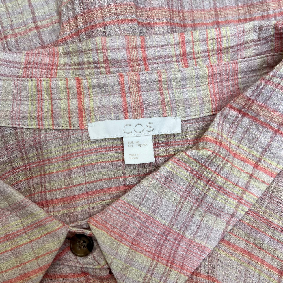 Thumbnail: COS Multicoloured Plaid Shirt - Size EU 40