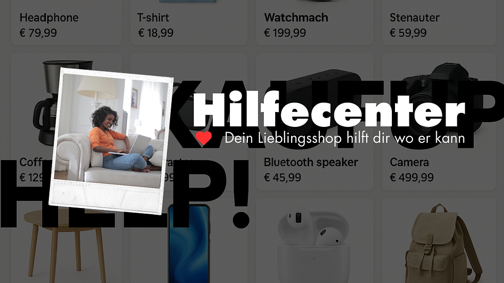 Hilfeseite Kundensevice