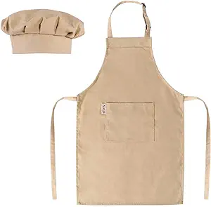 Kid's Apron and Chef Hat
