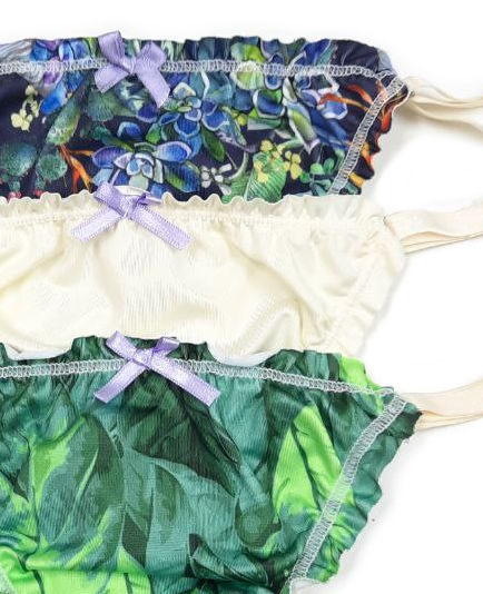 Miniatura: Bombachas less regulable fruncida de microfibra