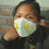 Thumbnail: Face Mask Handmade Embroidered-WildFlowers