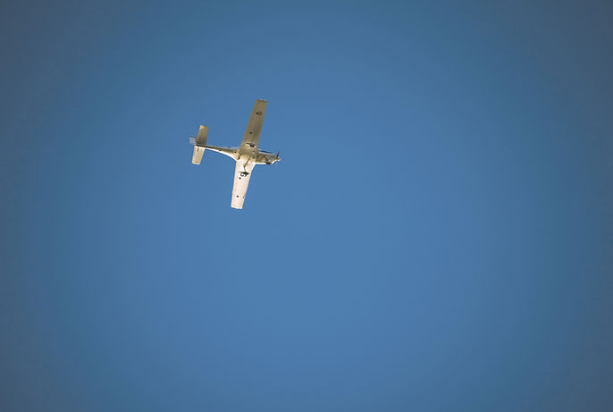 Small Plane Flying
