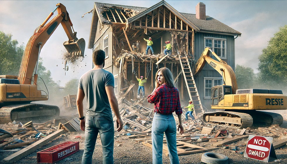 既存土地の解体の注意点に関して